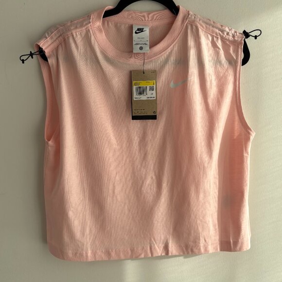 BNWT Nike Dri-FIT Women's Loose Fit Training Tank Top Size S Pink - Picture 5 of 9